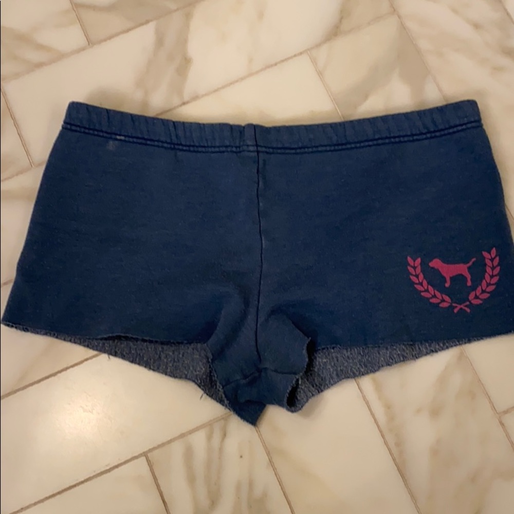 Victoria secret pink sweater shorts